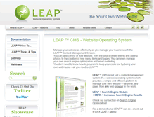 Tablet Screenshot of leapcms.com